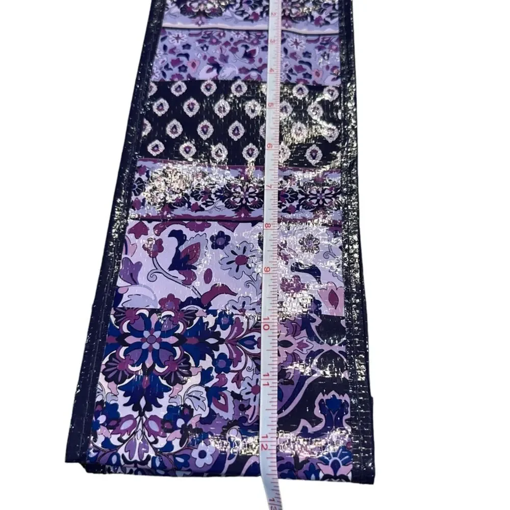 Vera Bradley Wine Gift Bags Set of 2 One Purple and One Blue.  NWOT